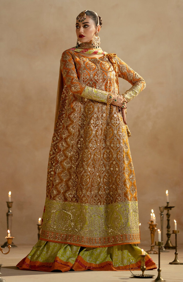 Maryum N Maria | Zamani Beghum Formals 23 | Citrine-(MW23-515) - Hoorain Designer Wear - Pakistani Ladies Branded Stitched Clothes in United Kingdom, United states, CA and Australia