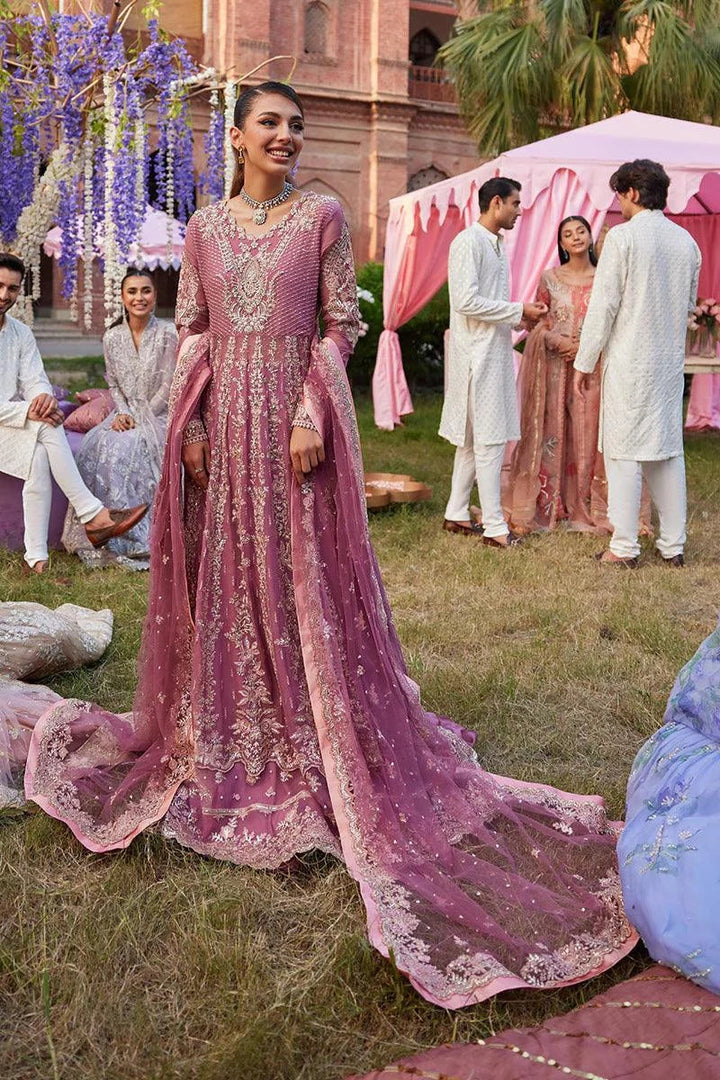 Mushq | Izhar Luxury Chiffon Collection 23 | Hania - Hoorain Designer Wear - Pakistani Ladies Branded Stitched Clothes in United Kingdom, United states, CA and Australia