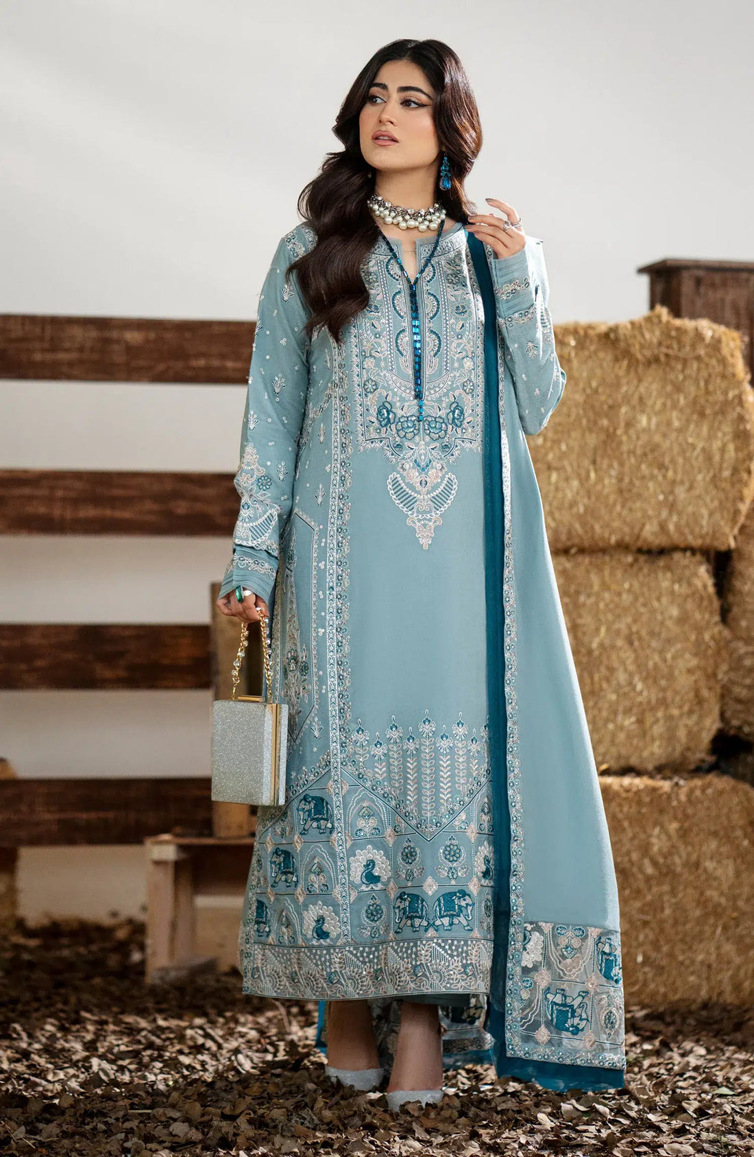 Maryum N Maria | Shehr Bano Winter 23 | PREET MW23557 - Pakistani Clothes for women, in United Kingdom and United States