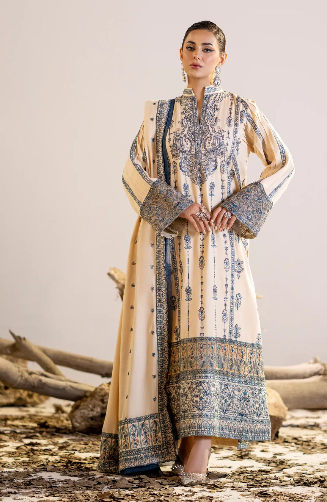 Maryum N Maria | Shehr Bano Winter 23 | DALBIR MW23559 - Pakistani Clothes for women, in United Kingdom and United States