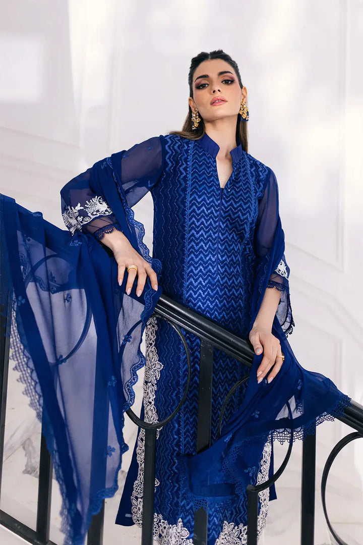 Azure | Embroidered Ensembles 23 | Mellow Breeze - Hoorain Designer Wear - Pakistani Designer Clothes for women, in United Kingdom, United states, CA and Australia