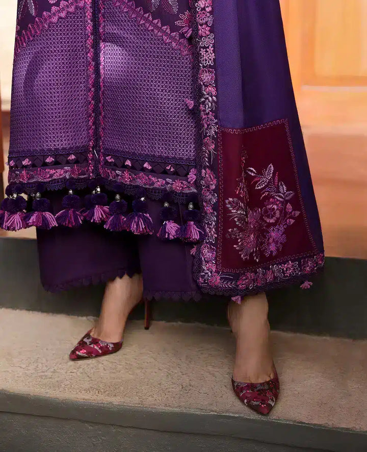 Republic Womenswear | Noemei Luxury Shawl 23 | NWU23-D1-B - Hoorain Designer Wear - Pakistani Ladies Branded Stitched Clothes in United Kingdom, United states, CA and Australia