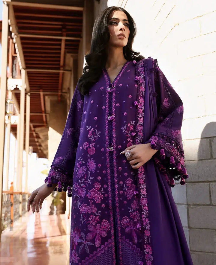 Republic Womenswear | Noemei Luxury Shawl 23 | NWU23-D1-B - Hoorain Designer Wear - Pakistani Designer Clothes for women, in United Kingdom, United states, CA and Australia