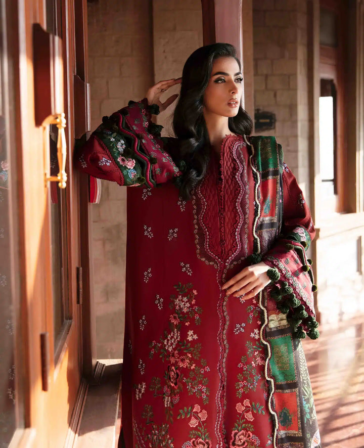 Republic Womenswear | Noemei Luxury Shawl 23 | NWU23-D3-B - Pakistani Clothes for women, in United Kingdom and United States