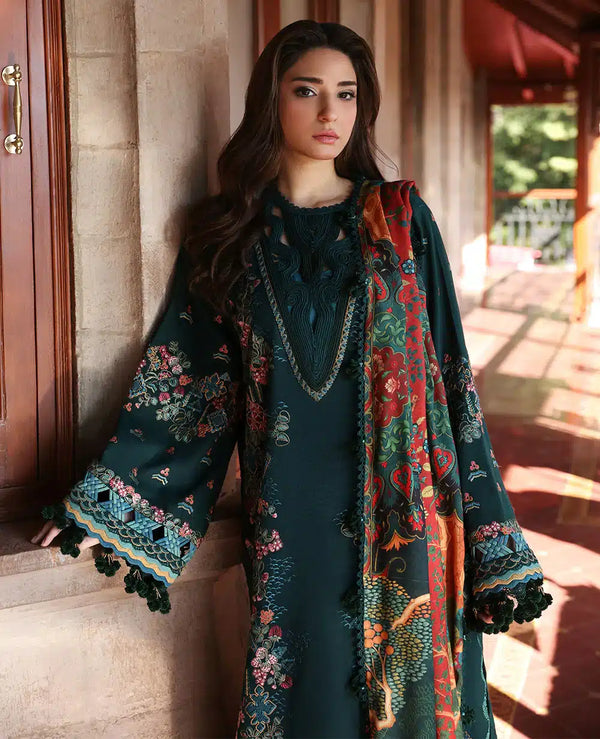 Republic Womenswear | Noemei Luxury Shawl 23 | NWU23-D6-B - Pakistani Clothes for women, in United Kingdom and United States
