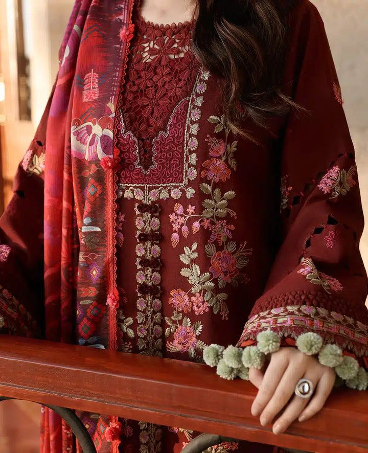 Republic Womenswear | Noemei Luxury Shawl 23 | NWU23-D7-B - Hoorain Designer Wear - Pakistani Ladies Branded Stitched Clothes in United Kingdom, United states, CA and Australia