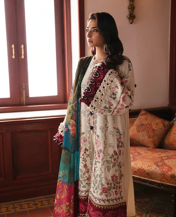 Republic Womenswear | Noemei Luxury Shawl 23 | NWU23-D8-B - Hoorain Designer Wear - Pakistani Ladies Branded Stitched Clothes in United Kingdom, United states, CA and Australia