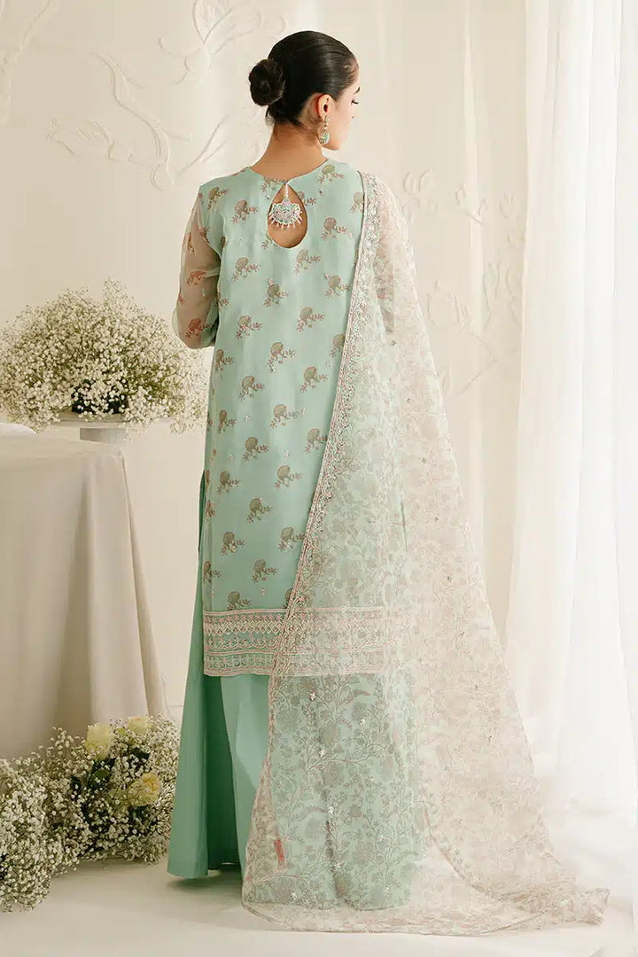 Cross Stitch | Wedding Festive 23 | PRISTINE MINT - Hoorain Designer Wear - Pakistani Ladies Branded Stitched Clothes in United Kingdom, United states, CA and Australia