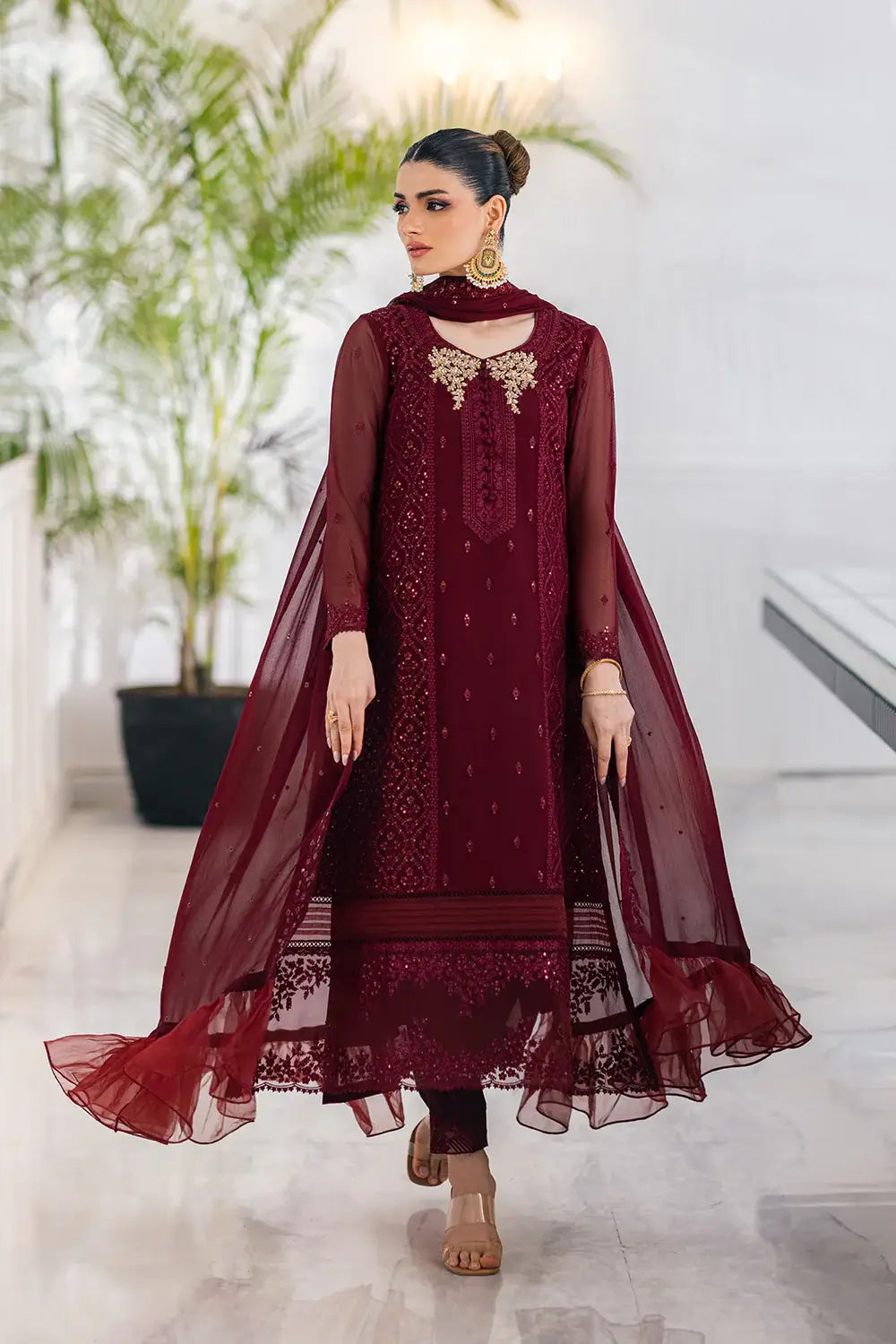 Azure | Embroidered Ensembles 23 | Ruby Vine - Pakistani Clothes for women, in United Kingdom and United States