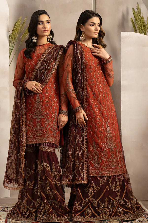 Zarif | Naqsh Festive Formals 23 | ZRN 02 AMARAH - Hoorain Designer Wear - Pakistani Ladies Branded Stitched Clothes in United Kingdom, United states, CA and Australia