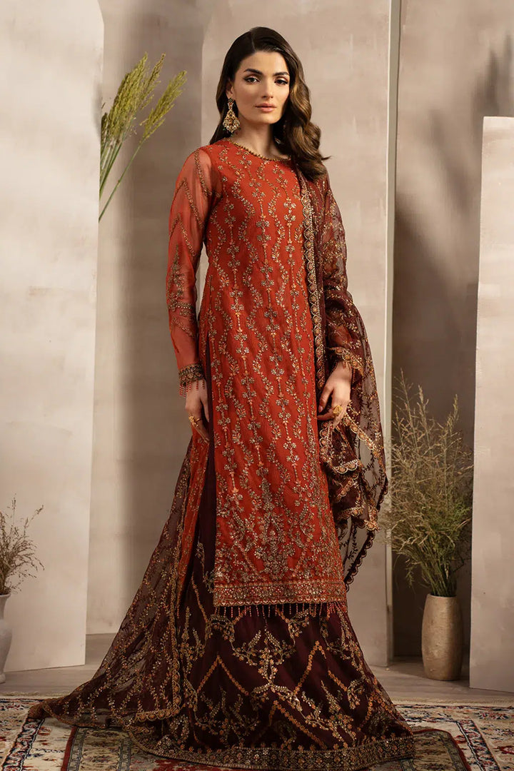 Zarif | Naqsh Festive Formals 23 | ZRN 02 AMARAH - Hoorain Designer Wear - Pakistani Designer Clothes for women, in United Kingdom, United states, CA and Australia