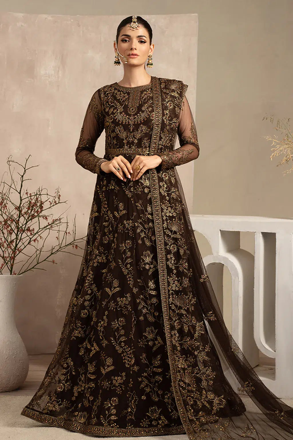 Zarif | Naqsh Festive Formals 23 | ZRN 01 SIYAH - Pakistani Clothes for women, in United Kingdom and United States