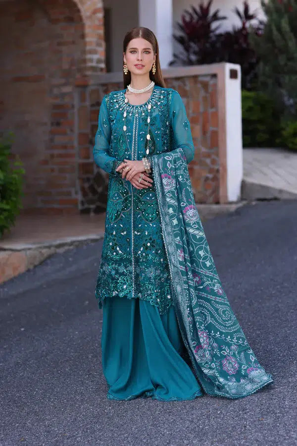 Noor by Saadia Asad | Chiffon Formals 23 | D8-Zarish - Pakistani Clothes for women, in United Kingdom and United States