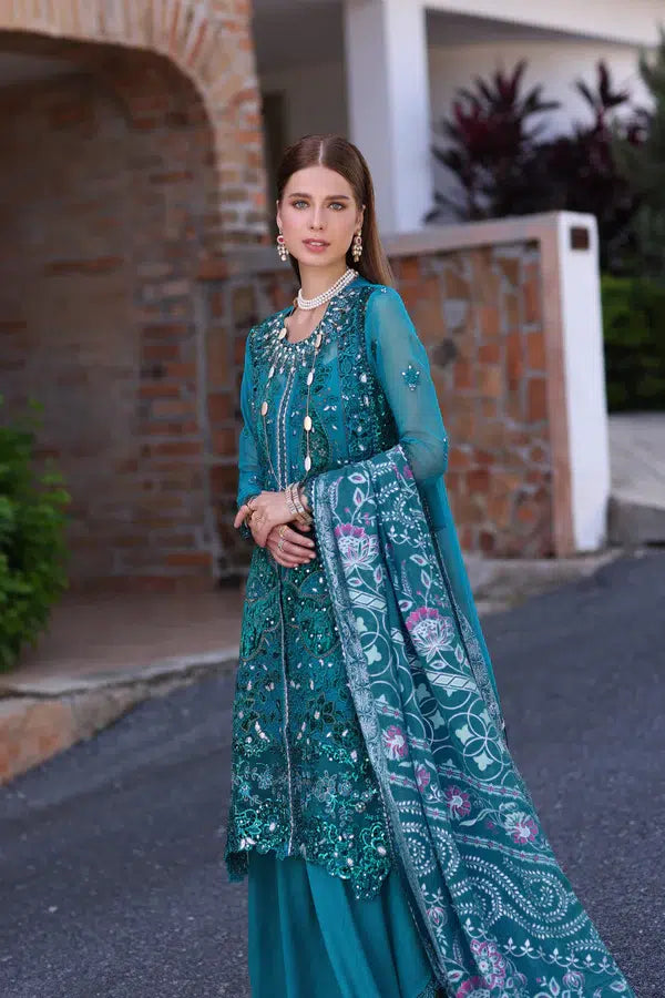 Noor by Saadia Asad | Chiffon Formals 23 | D8-Zarish - Pakistani Clothes for women, in United Kingdom and United States