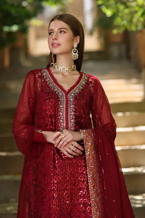 Noor by Saadia Asad | Chiffon Formals 23 | D3-Sirena - Pakistani Clothes for women, in United Kingdom and United States