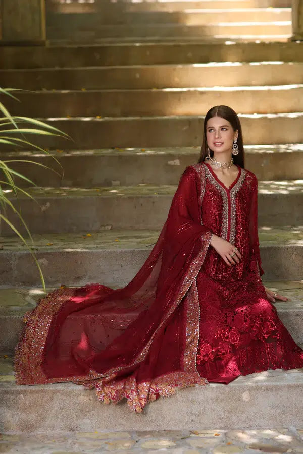 Noor by Saadia Asad | Chiffon Formals 23 | D3-Sirena - Pakistani Clothes for women, in United Kingdom and United States