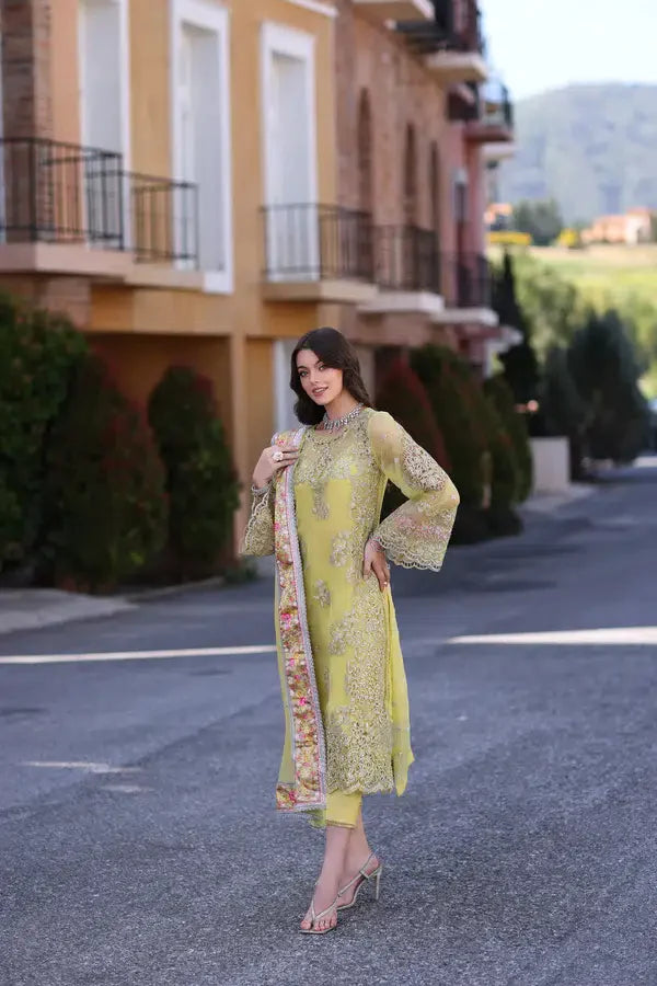 Noor by Saadia Asad | Chiffon Formals 23 | D4-Minali - Hoorain Designer Wear - Pakistani Ladies Branded Stitched Clothes in United Kingdom, United states, CA and Australia