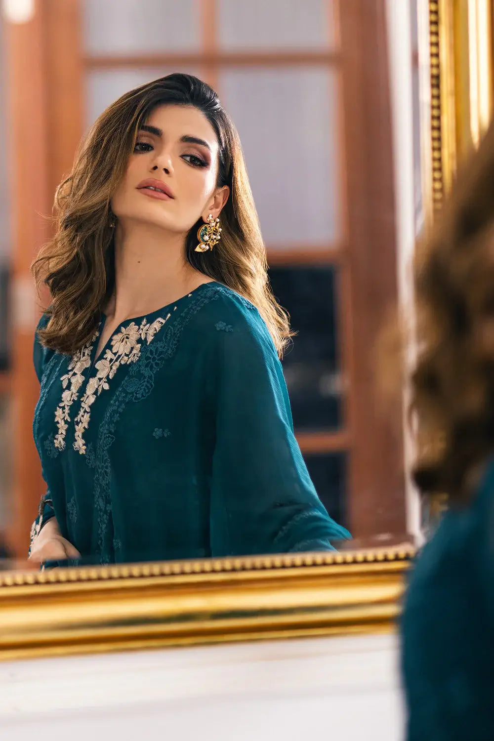 Azure | Embroidered Ensembles 23 | Seaweed - Pakistani Clothes for women, in United Kingdom and United States