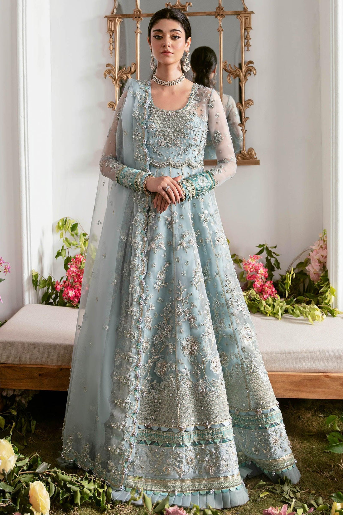 Zaha | Gossamer Formals 23 | MIRZETA (ZC23-06) - Pakistani Clothes for women, in United Kingdom and United States