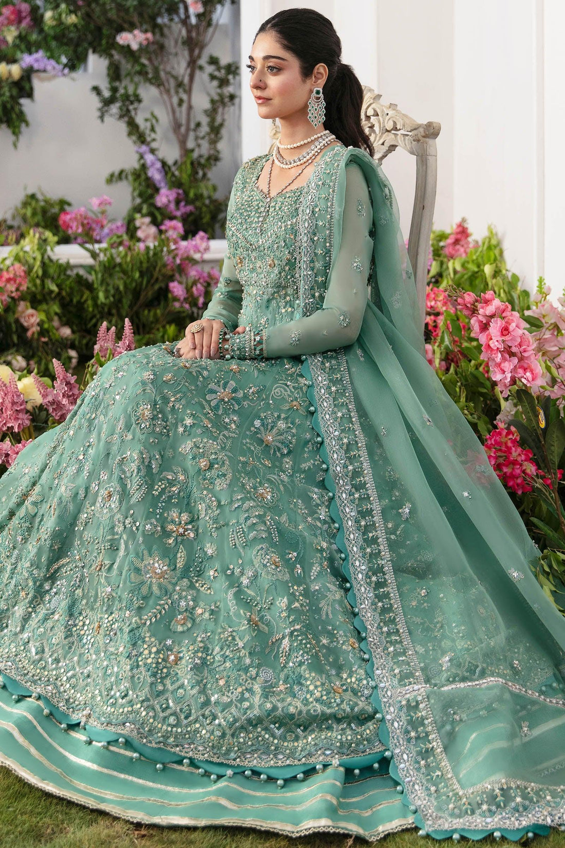 Zaha | Gossamer Formals 23 | MELTEM (ZC23-07) - Pakistani Clothes for women, in United Kingdom and United States