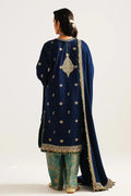 Zara ShahJahan | Winter Shawl 23 | WS23-D1 - Pakistani Clothes for women, in United Kingdom and United States