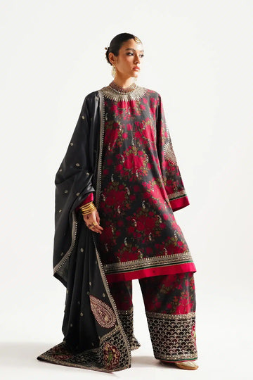 Zara ShahJahan | Winter Shawl 23 | WS23-D3 - Pakistani Clothes for women, in United Kingdom and United States