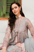 Maryum N Maria | Sorina Luxury Chiffon 23 | Dawn Blue (MW23-510) - Pakistani Clothes for women, in United Kingdom and United States