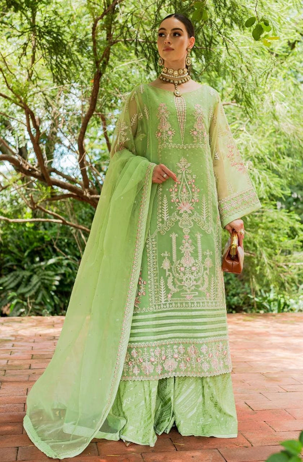 Maryum N Maria | Sorina Luxury Chiffon 23 | Lilly Green (MW23-506) - Hoorain Designer Wear - Pakistani Ladies Branded Stitched Clothes in United Kingdom, United states, CA and Australia