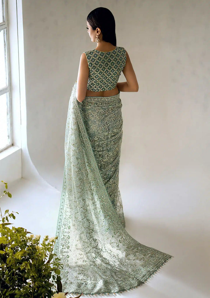 Aik Atelier | The Sari Edit | 01 - Hoorain Designer Wear - Pakistani Ladies Branded Stitched Clothes in United Kingdom, United states, CA and Australia