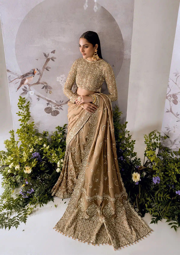 Aik Atelier | The Sari Edit | 02 - Hoorain Designer Wear - Pakistani Ladies Branded Stitched Clothes in United Kingdom, United states, CA and Australia