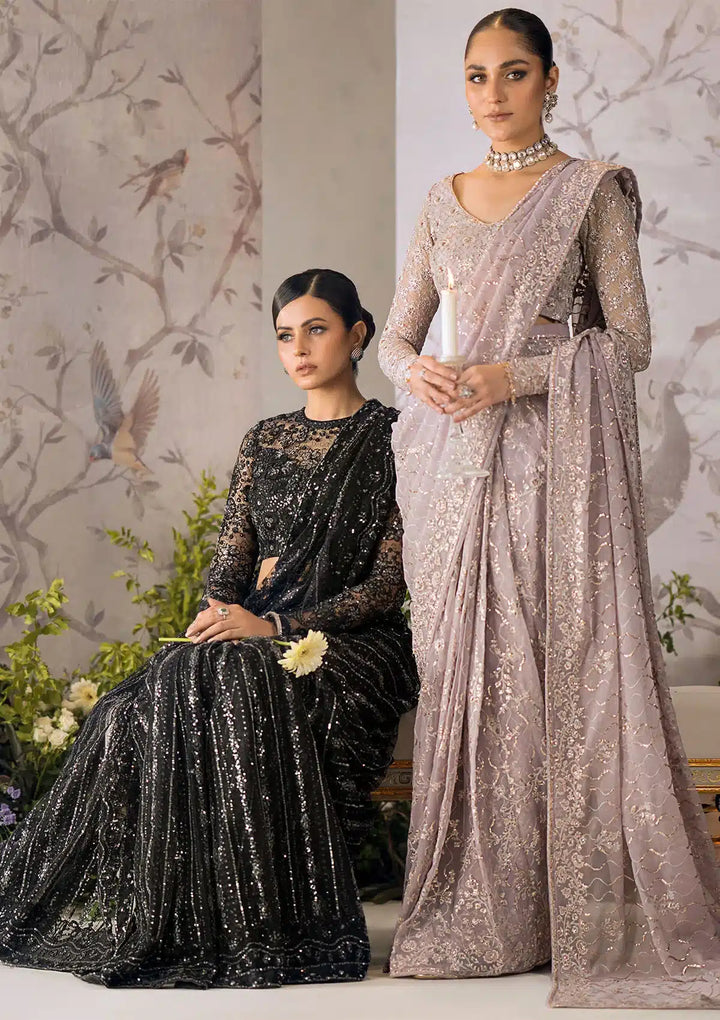 Aik Atelier | The Sari Edit | 06 - Hoorain Designer Wear - Pakistani Ladies Branded Stitched Clothes in United Kingdom, United states, CA and Australia