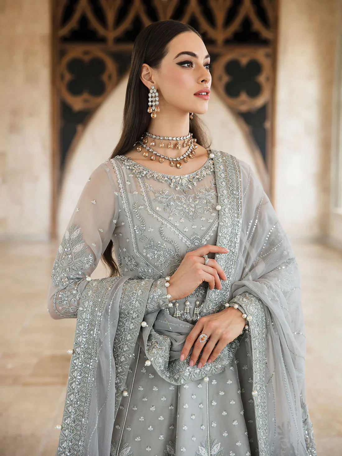 Gulaal | Embroidered Chiffon 23 | ARWA 06 - Pakistani Clothes for women, in United Kingdom and United States