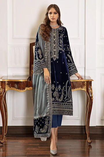 Baroque | Jahanara Luxury Velvet 23 | UF-41 - Pakistani Clothes for women, in United Kingdom and United States