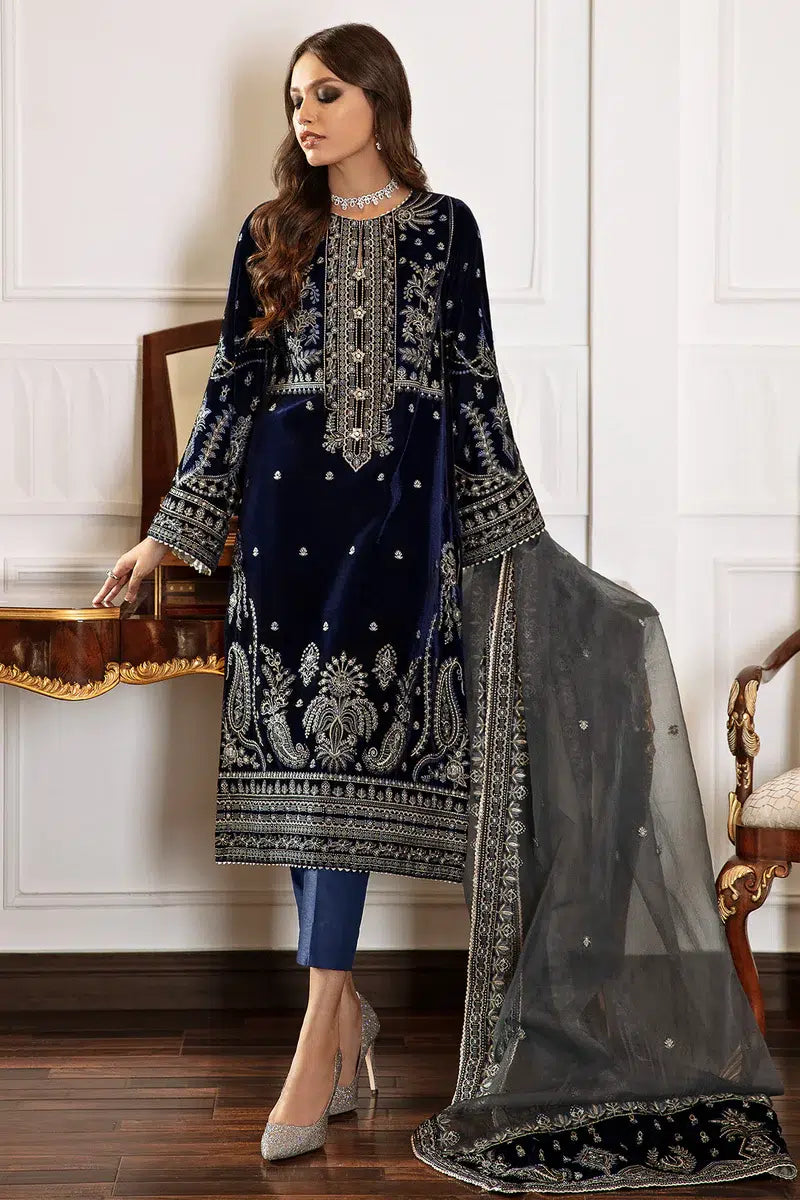 Baroque | Jahanara Luxury Velvet 23 | UF-41 - Pakistani Clothes for women, in United Kingdom and United States