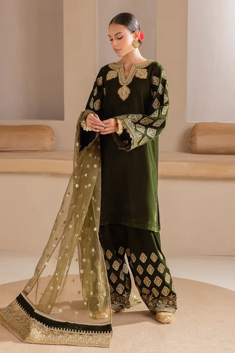 Baroque | Jahanara Luxury Velvet 23 | UF-425 - Pakistani Clothes for women, in United Kingdom and United States