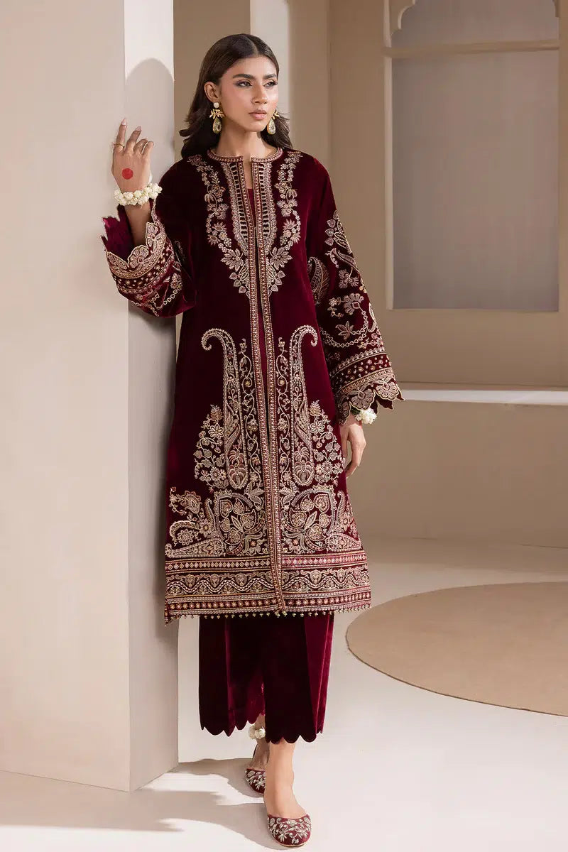 Baroque | Jahanara Luxury Velvet 23 | UF-421 - Pakistani Clothes for women, in United Kingdom and United States