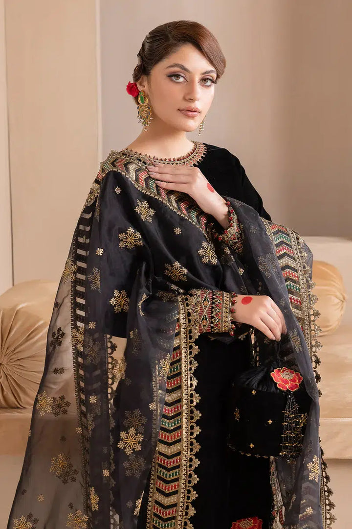 Baroque | Jahanara Luxury Velvet 23 | UF-427 - Pakistani Clothes for women, in United Kingdom and United States