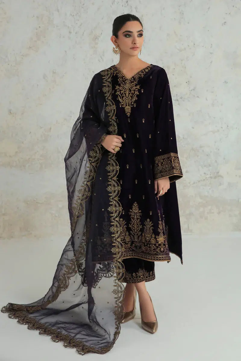 Baroque | Jahanara Luxury Velvet 23 | UF-239 - Pakistani Clothes for women, in United Kingdom and United States