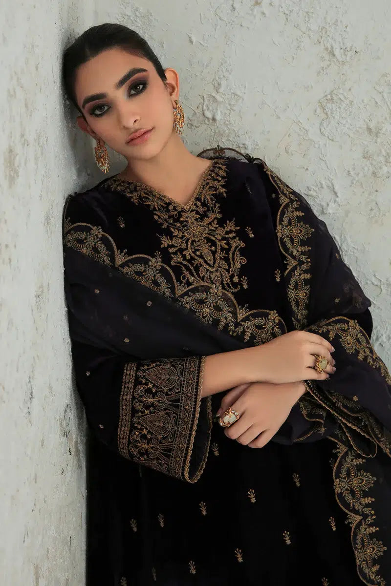 Baroque | Jahanara Luxury Velvet 23 | UF-239 - Pakistani Clothes for women, in United Kingdom and United States