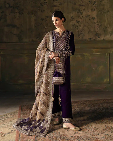 Faiza Saqlain | Manaar Luxe Formals 23 | Elayha - Pakistani Clothes for women, in United Kingdom and United States