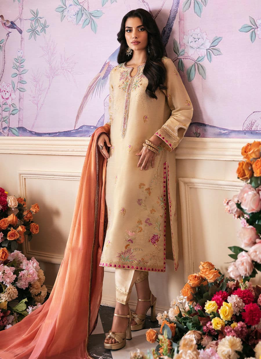 Farah Talib Aziz | Mayna Festive Luxe | NAROOD GOLD - Pakistani Clothes for women, in United Kingdom and United States