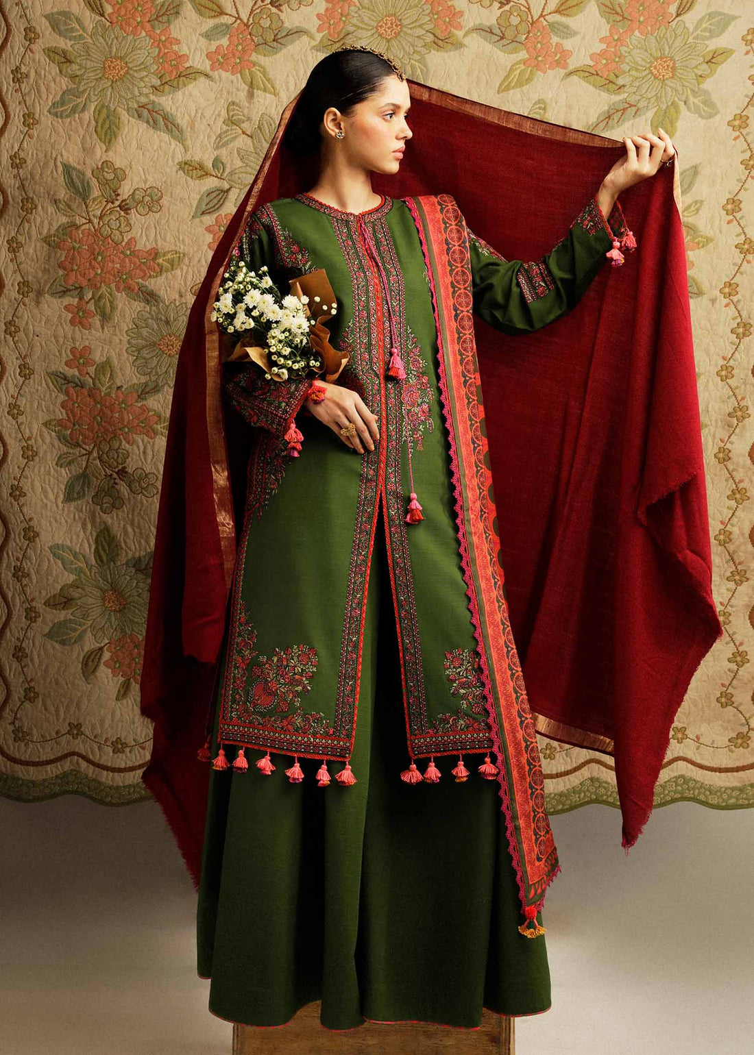 Hussain Rehar | Winter Shawl Khaddar 23 | Taal - Pakistani Clothes for women, in United Kingdom and United States