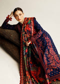 Hussain Rehar | Winter Shawl Khaddar 23 | Cerulean - Pakistani Clothes for women, in United Kingdom and United States