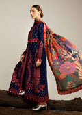 Hussain Rehar | Winter Shawl Khaddar 23 | Cerulean - Pakistani Clothes for women, in United Kingdom and United States