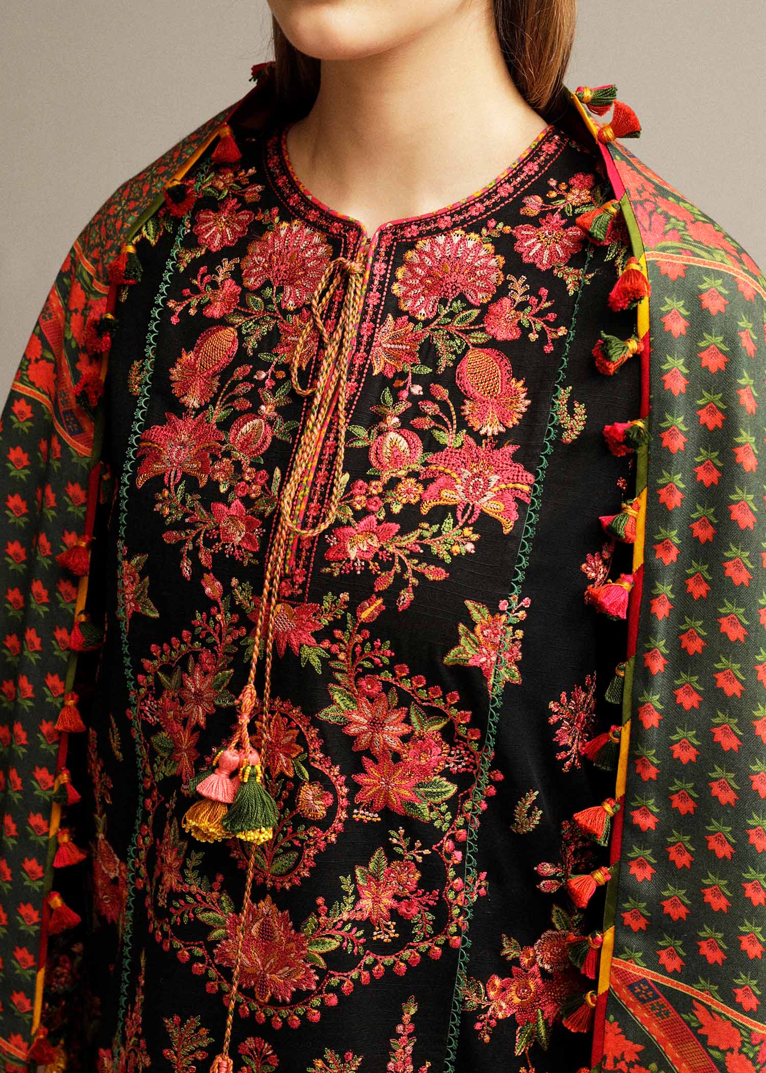 Hussain Rehar | Winter Shawl Khaddar 23 | Raat - Pakistani Clothes for women, in United Kingdom and United States