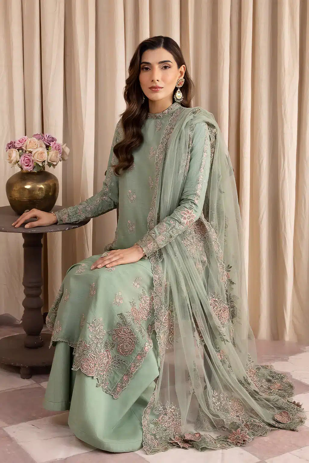 Iznik | Festive Raw Silk 23 | IRS-01 SUAVE - Pakistani Clothes for women, in United Kingdom and United States