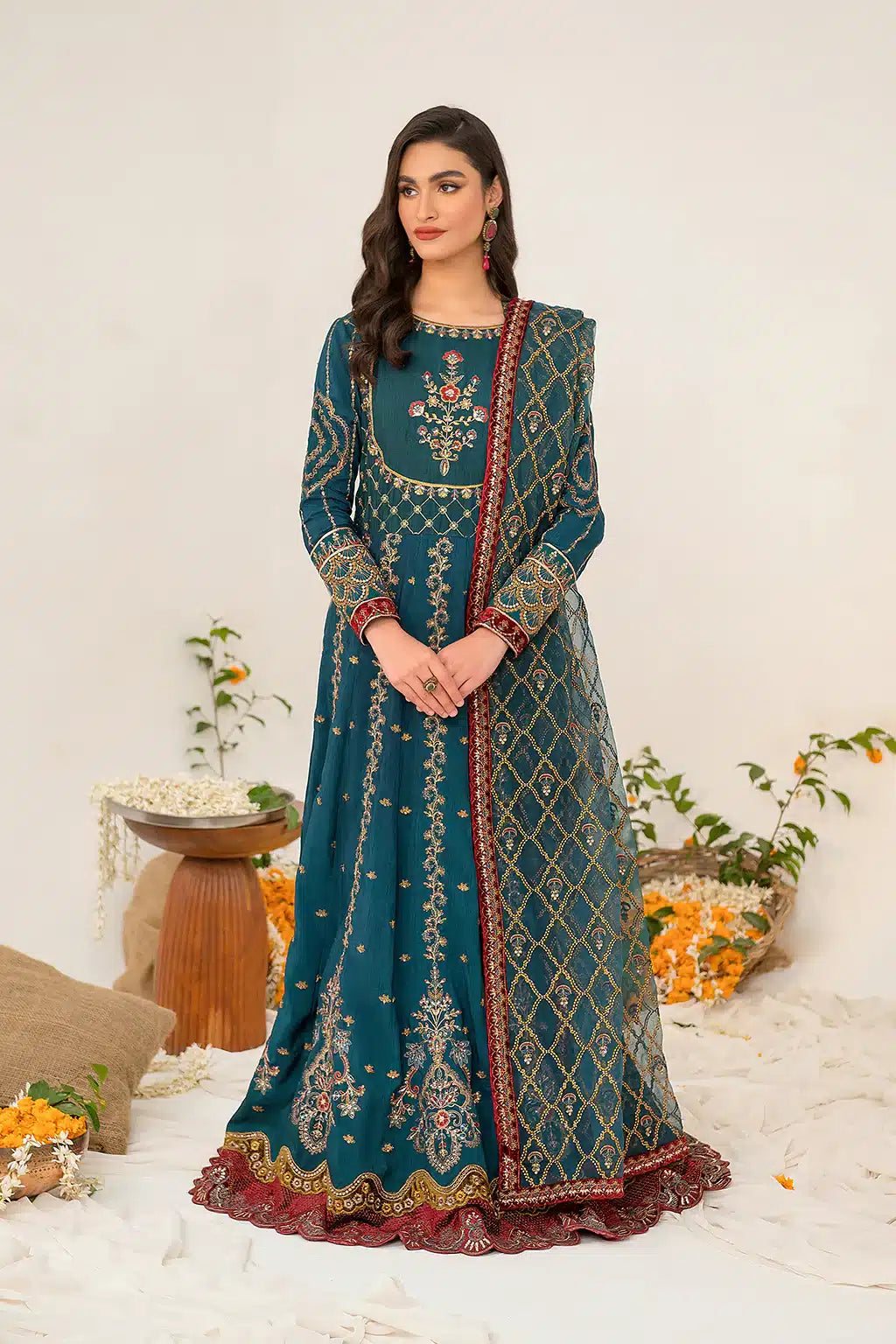 Iznik | Festive Raw Silk 23 | IRS-08 SANGUINE - Pakistani Clothes for women, in United Kingdom and United States