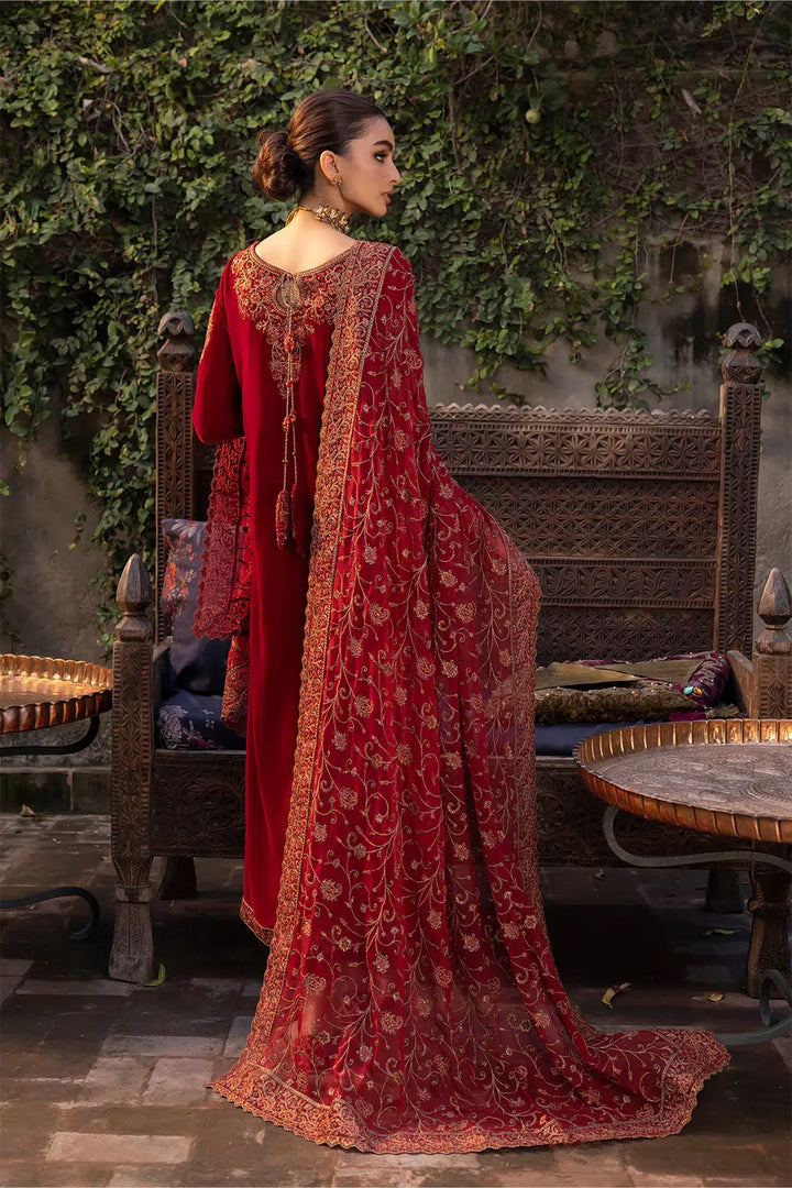 Iznik | Festive Velvet 23 | IV-37 MANIJEH - Hoorain Designer Wear - Pakistani Ladies Branded Stitched Clothes in United Kingdom, United states, CA and Australia