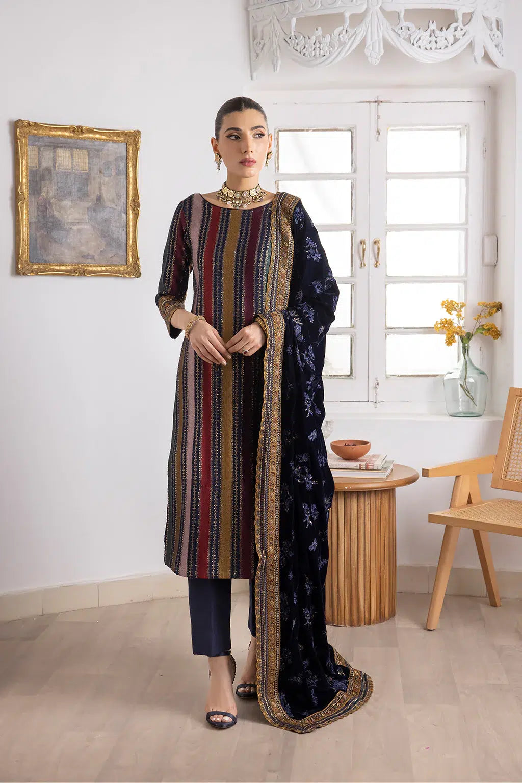 Iznik | Festive Velvet 23 | IV-29 SITARAH - Pakistani Clothes for women, in United Kingdom and United States