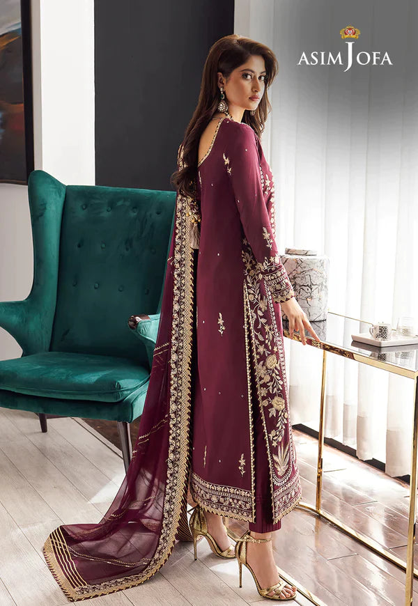 Asim Jofa | Rang e Noor 23 | AJRN-25 - Hoorain Designer Wear - Pakistani Ladies Branded Stitched Clothes in United Kingdom, United states, CA and Australia